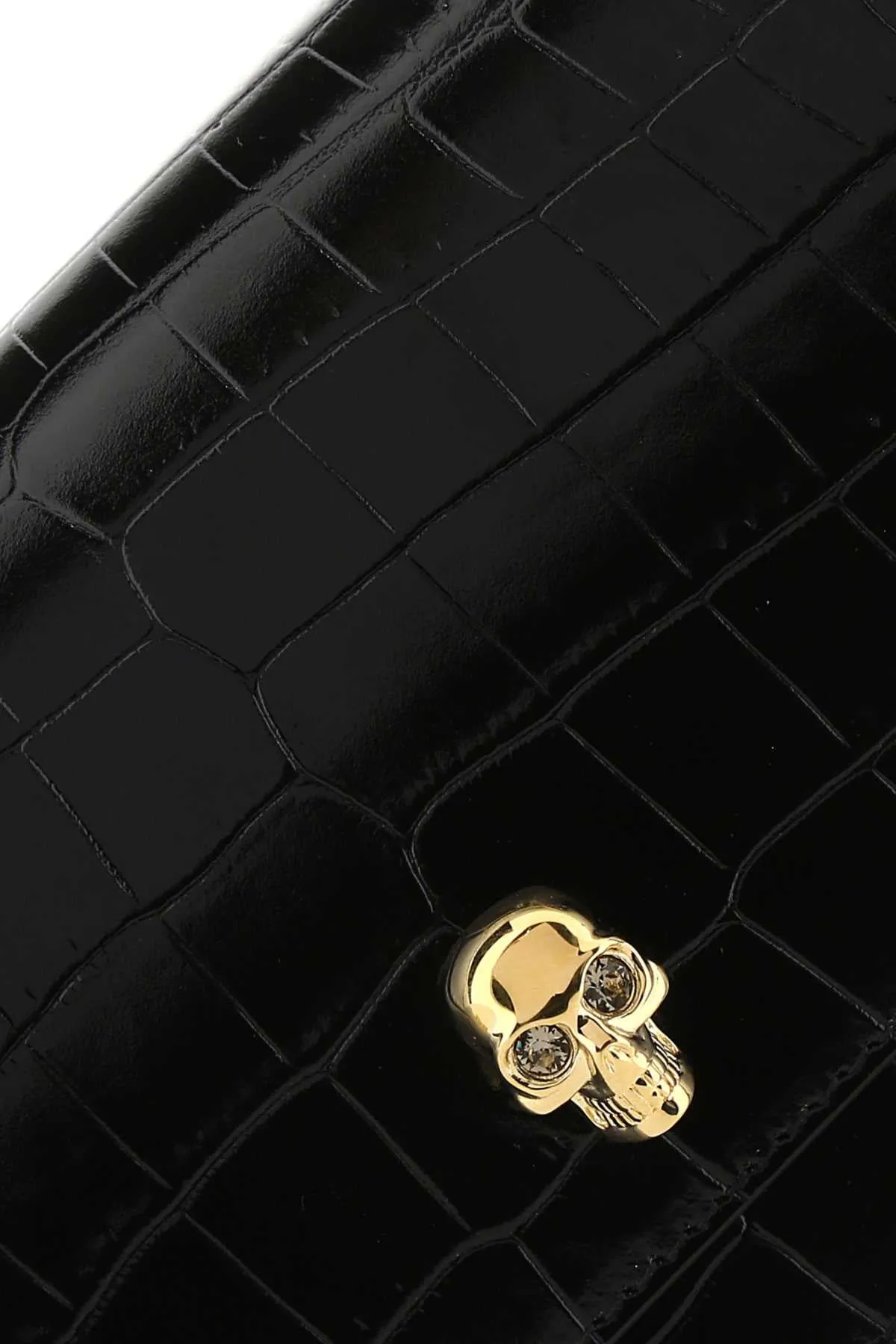 Alexander McQueen Skull Embossed Crossbody Bag