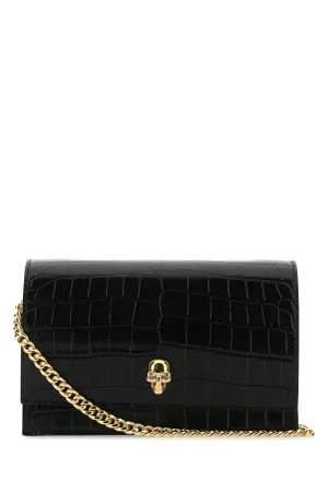 Alexander McQueen Skull Embossed Crossbody Bag