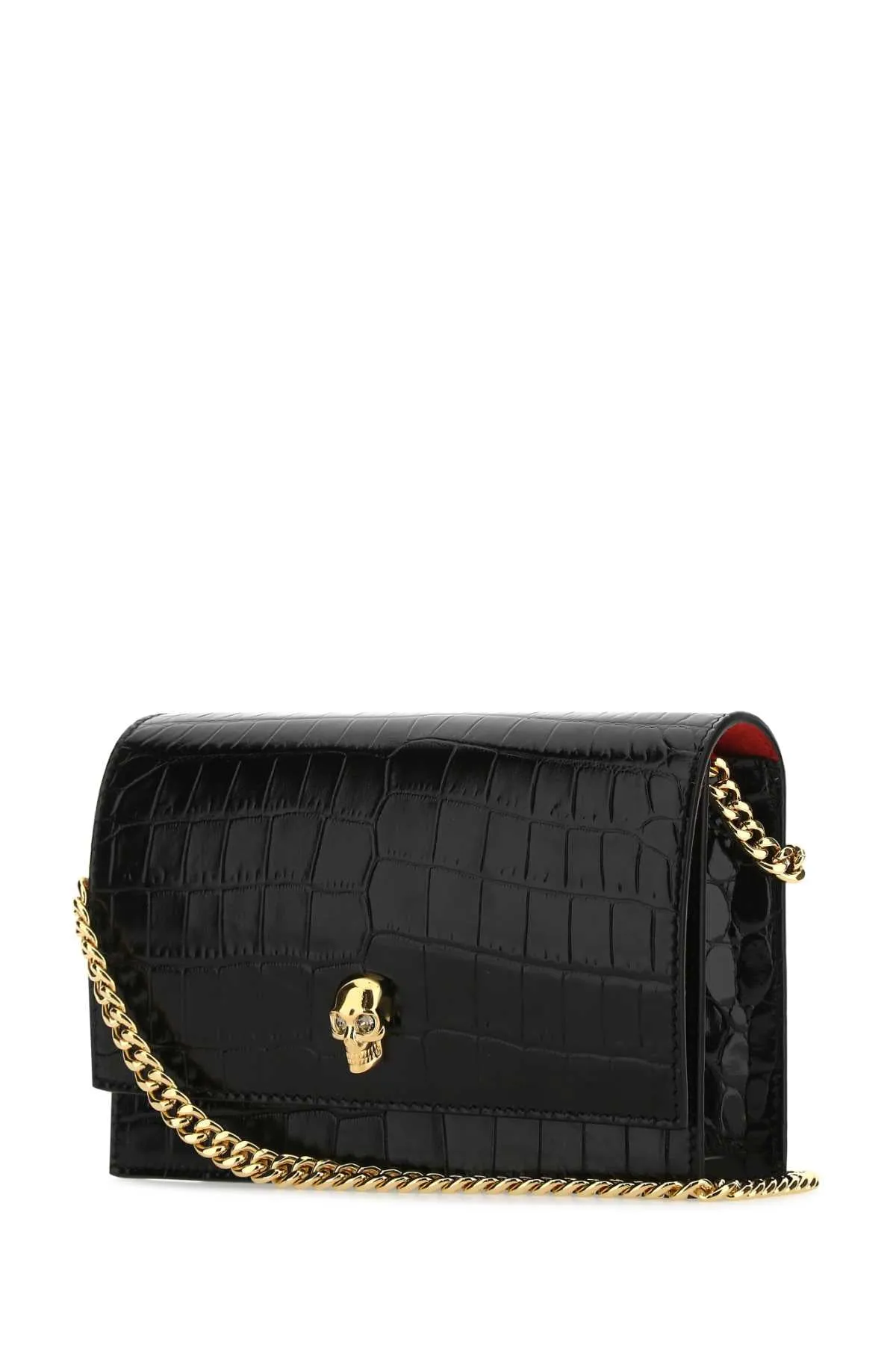 Alexander McQueen Skull Embossed Crossbody Bag