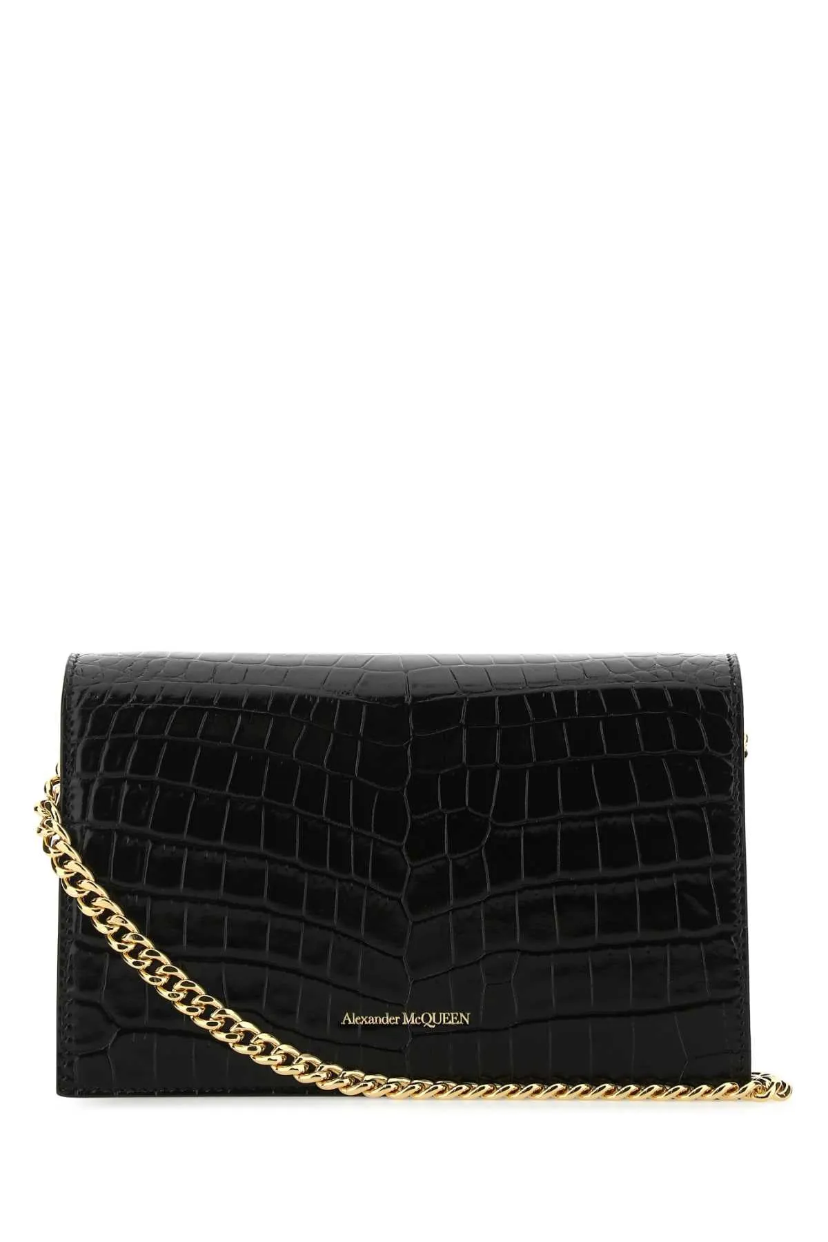 Alexander McQueen Skull Embossed Crossbody Bag