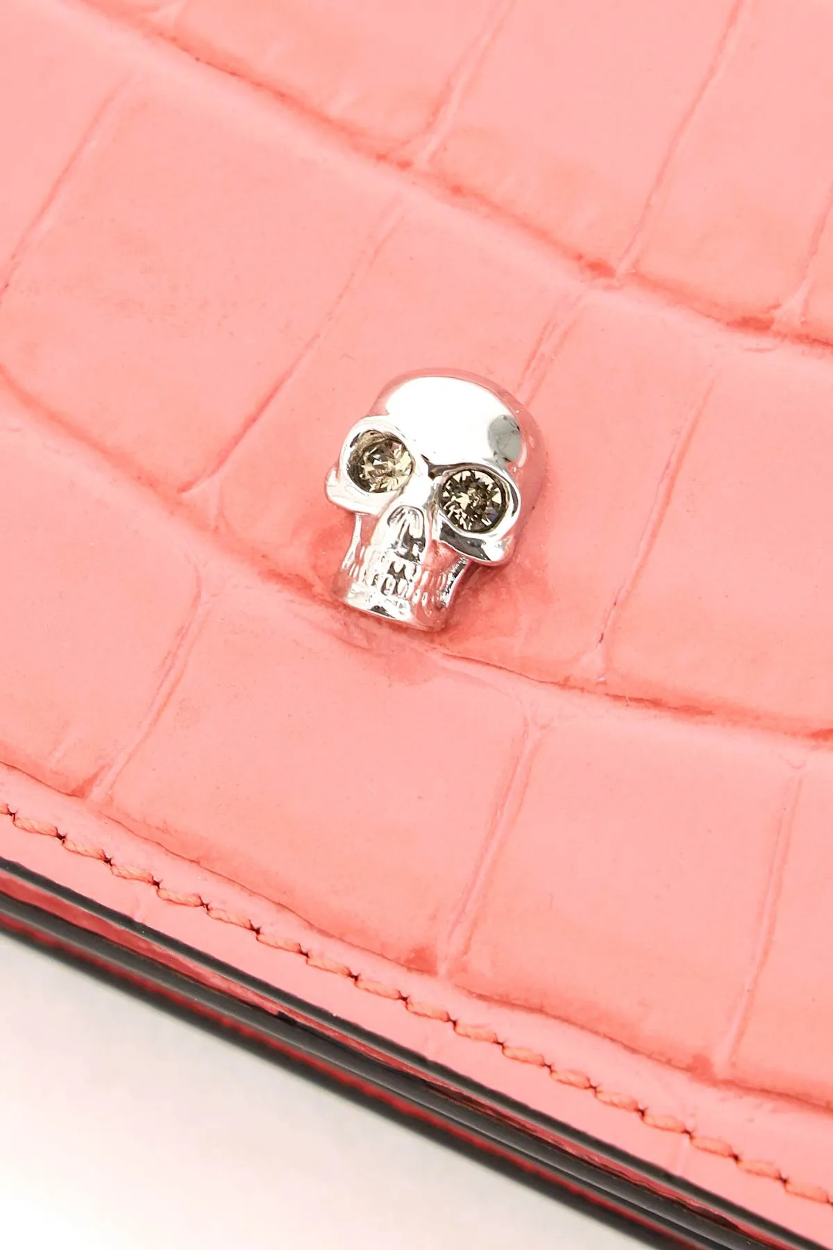 Alexander McQueen Skull Embossed Micro Crossbody Bag