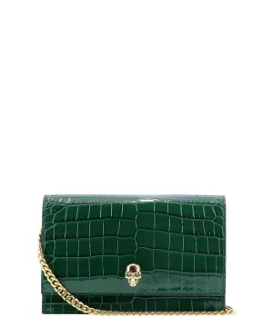 Alexander McQueen Skull Embossed Mini Shoulder Bag