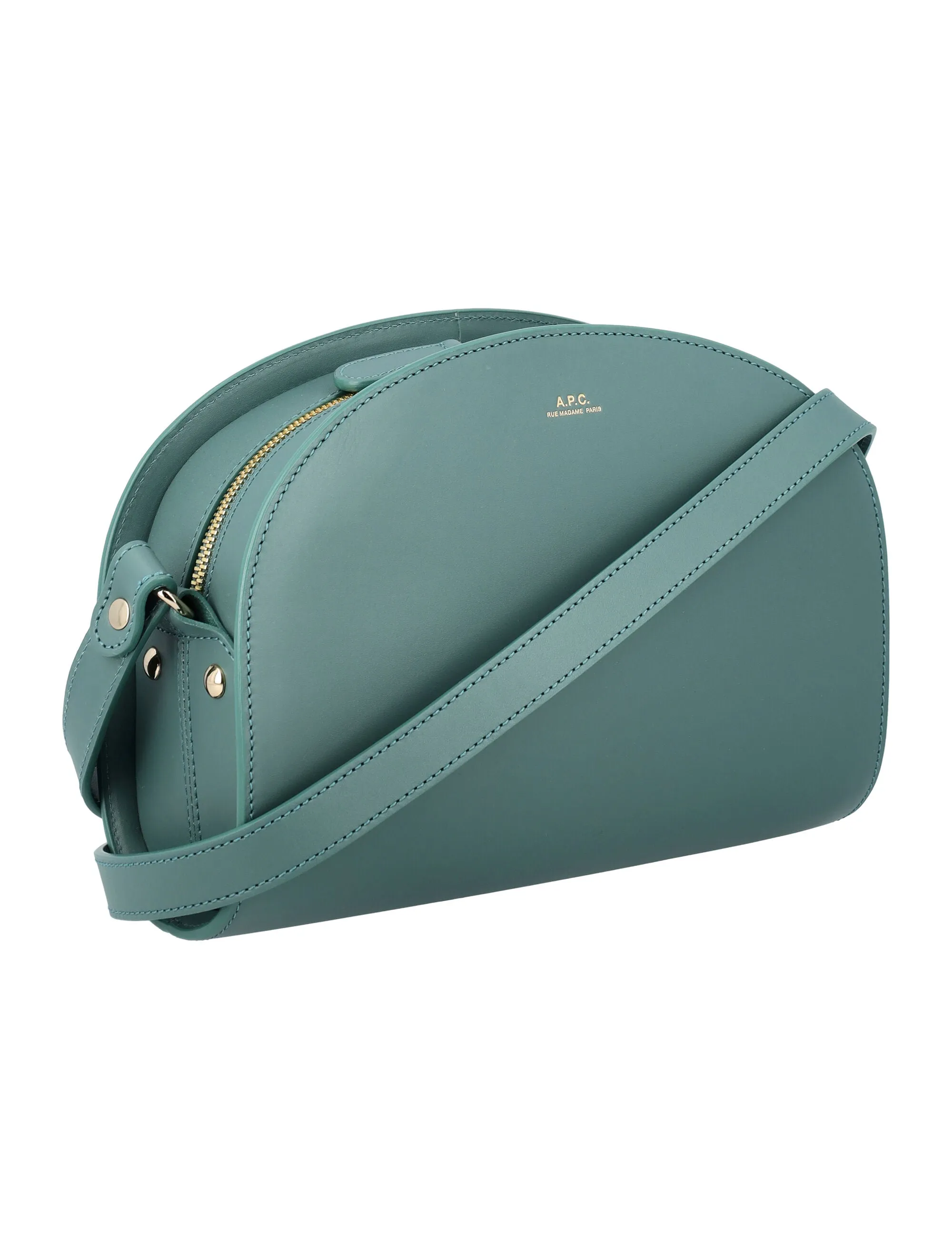 A.P.C. Demi-Lune Logo Detailed Crossbody Bag