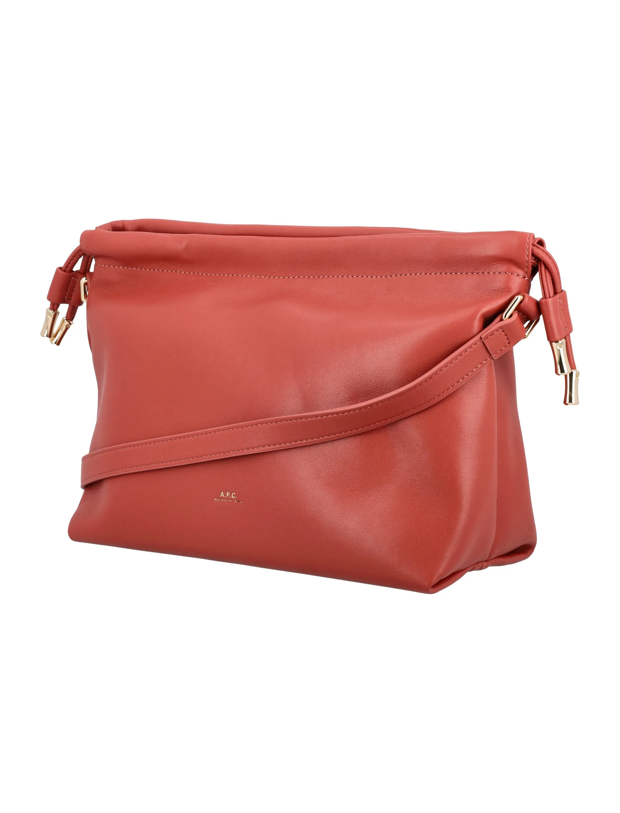 A.P.C. Logo Detailed Drawstring Shoulder Bag