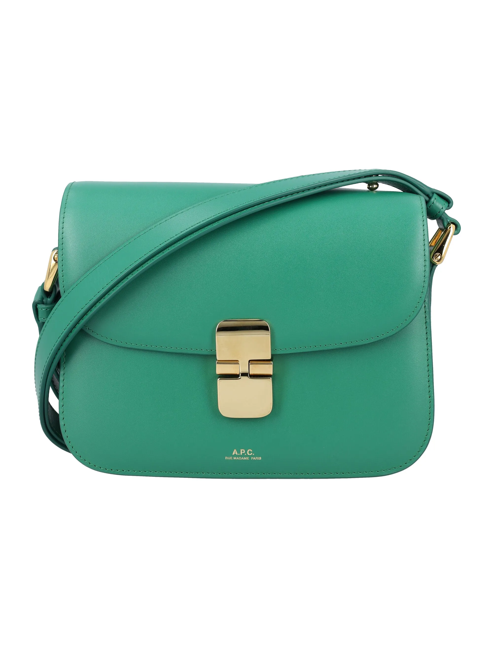 A.P.C. Logo Detailed Foldover Shoulder Bag