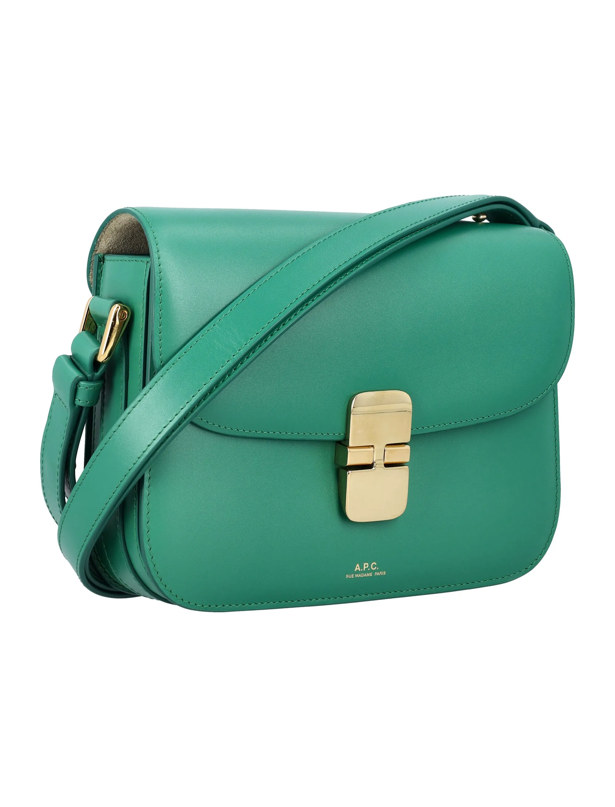 A.P.C. Logo Detailed Foldover Shoulder Bag