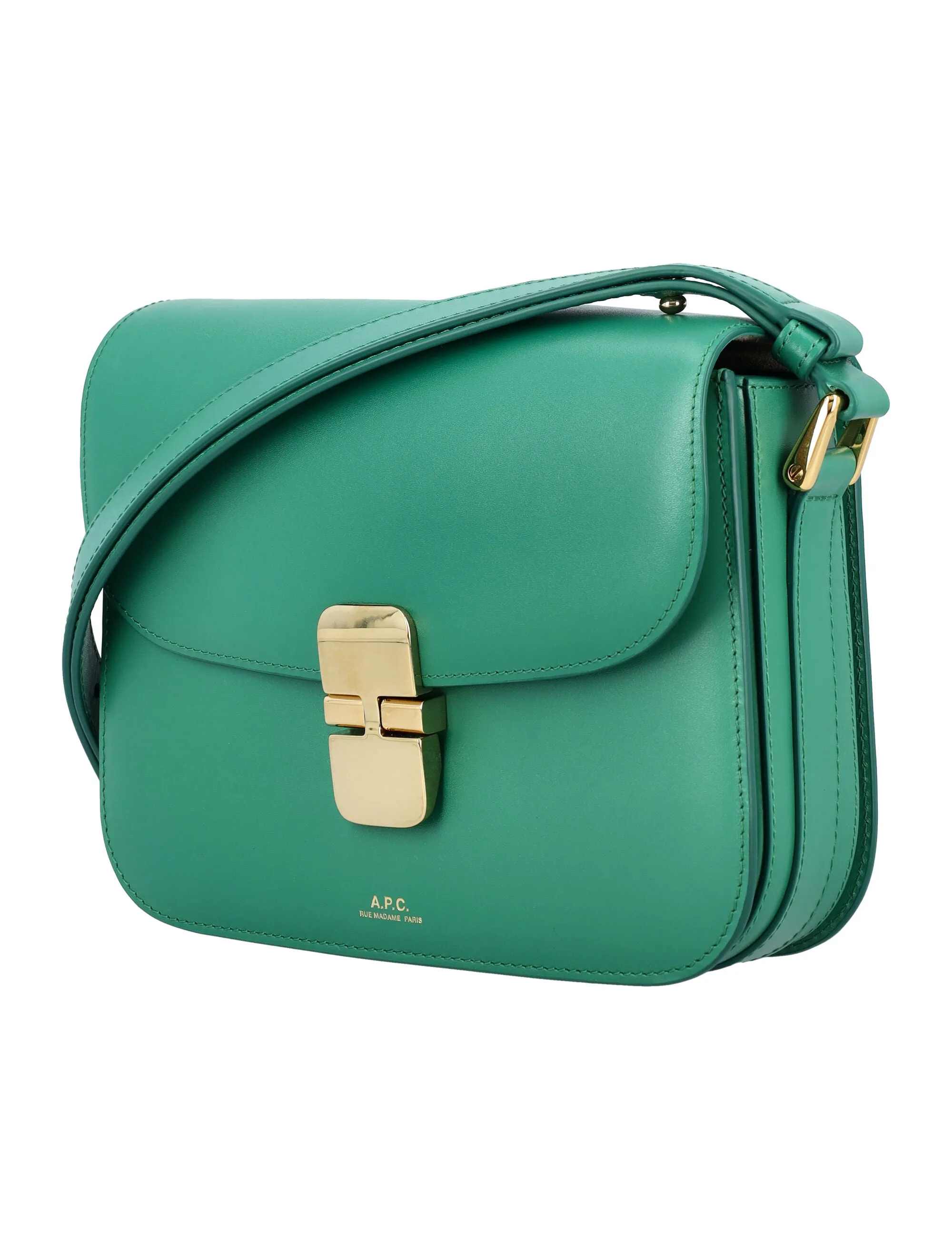 A.P.C. Logo Detailed Foldover Shoulder Bag