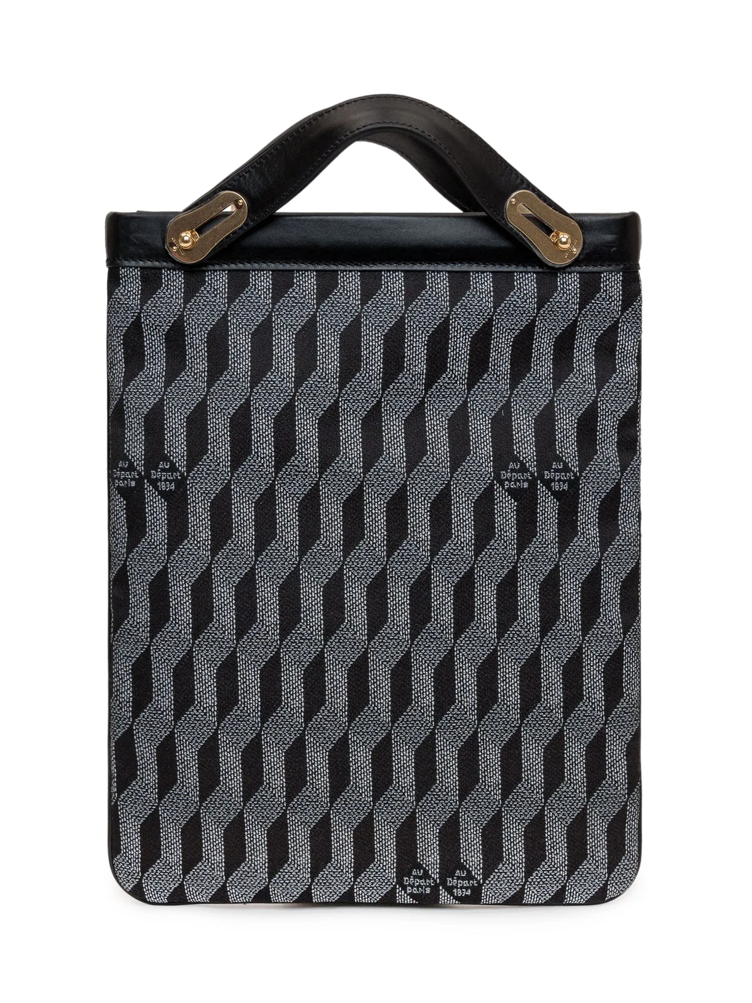 Au Dpart Elyses Reflex Logo Printed Tote Bag