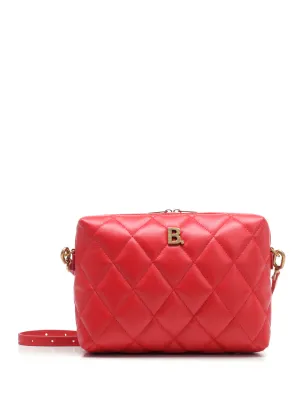 Balenciaga B. Zipped Quilted Crossbody Bag