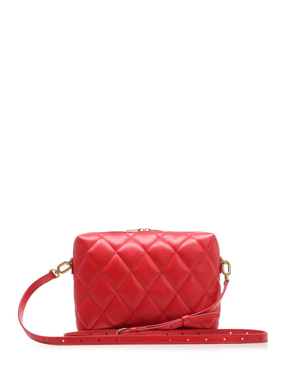 Balenciaga B. Zipped Quilted Crossbody Bag