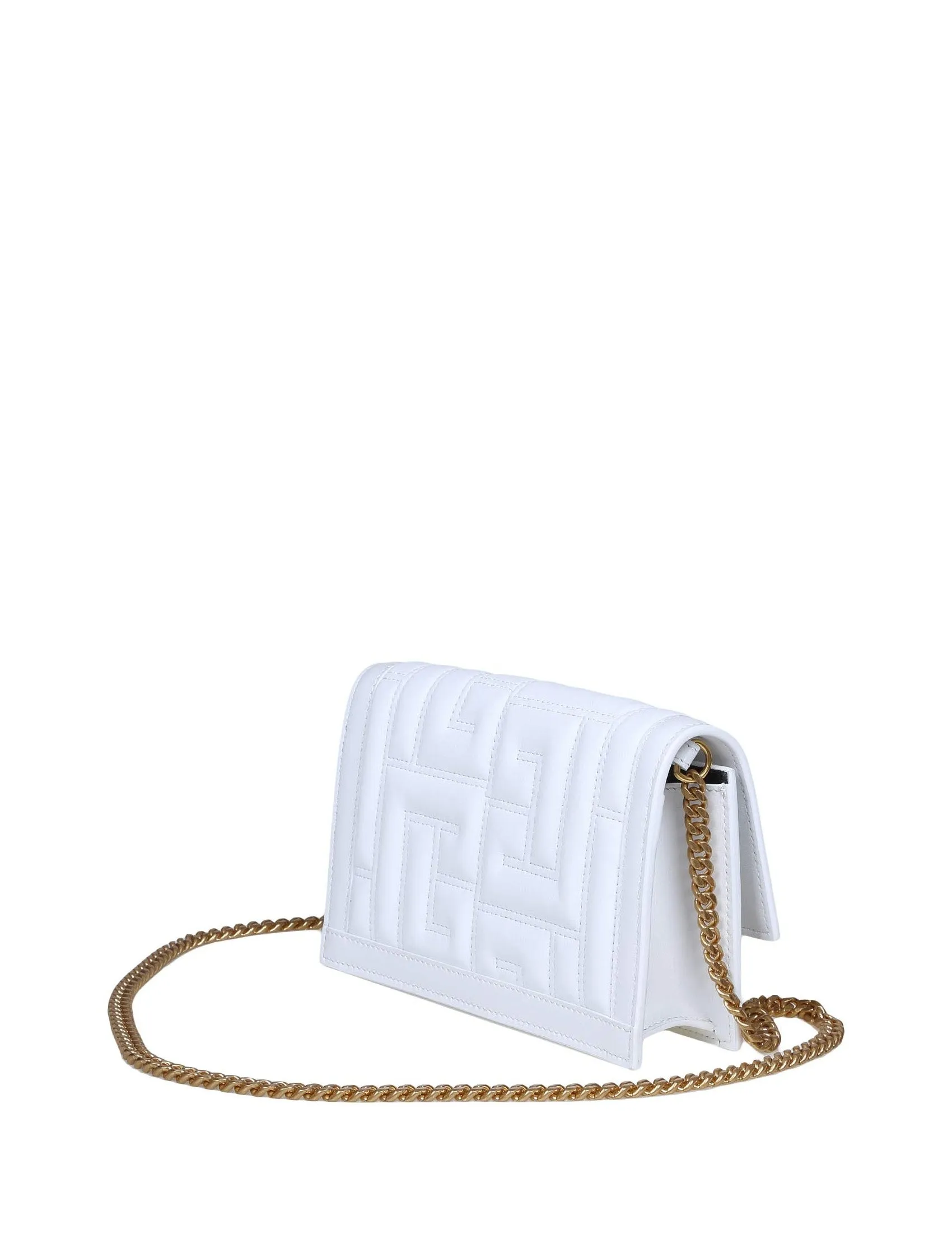 Balmain 1945 Quilted Mini Crossbody Bag