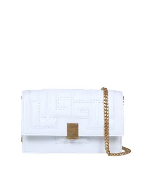 Balmain 1945 Quilted Mini Crossbody Bag