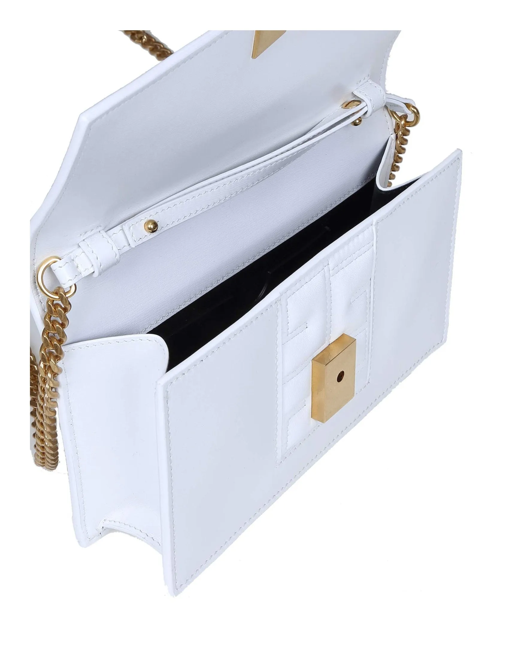 Balmain 1945 Quilted Mini Crossbody Bag
