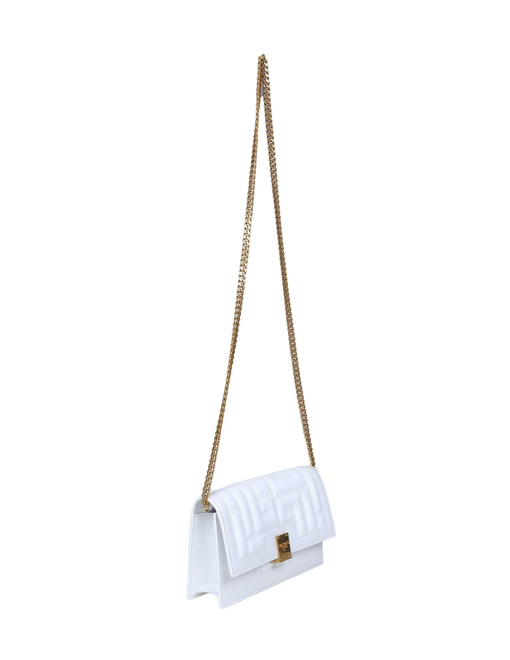Balmain 1945 Quilted Mini Crossbody Bag