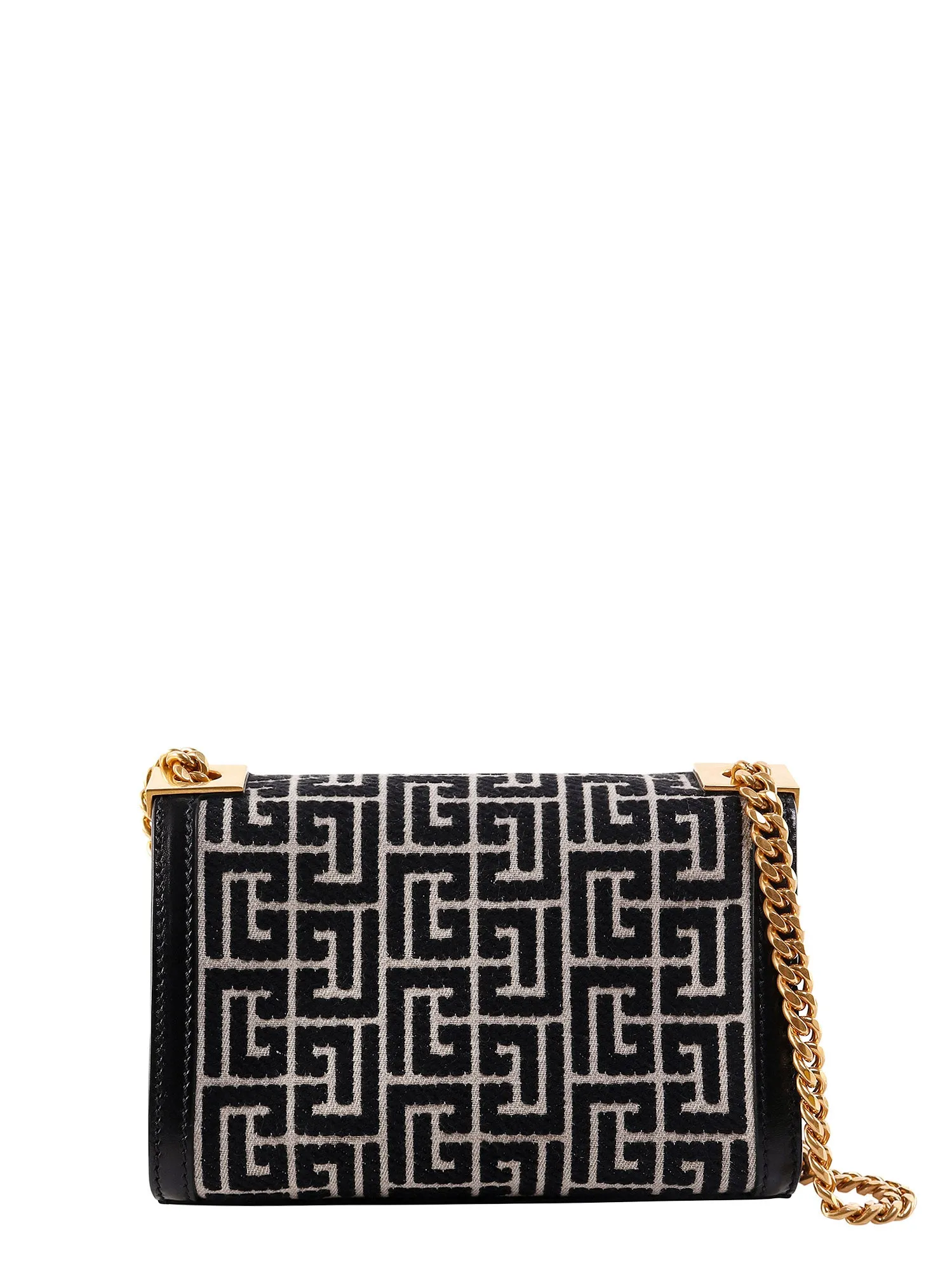 Balmain Monogram Logo Detailed Mini Shoulder Bag