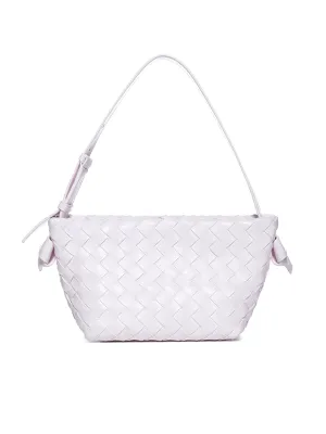 Bottega Veneta Tie Intrecciato Snap-Locked Shoulder Bag