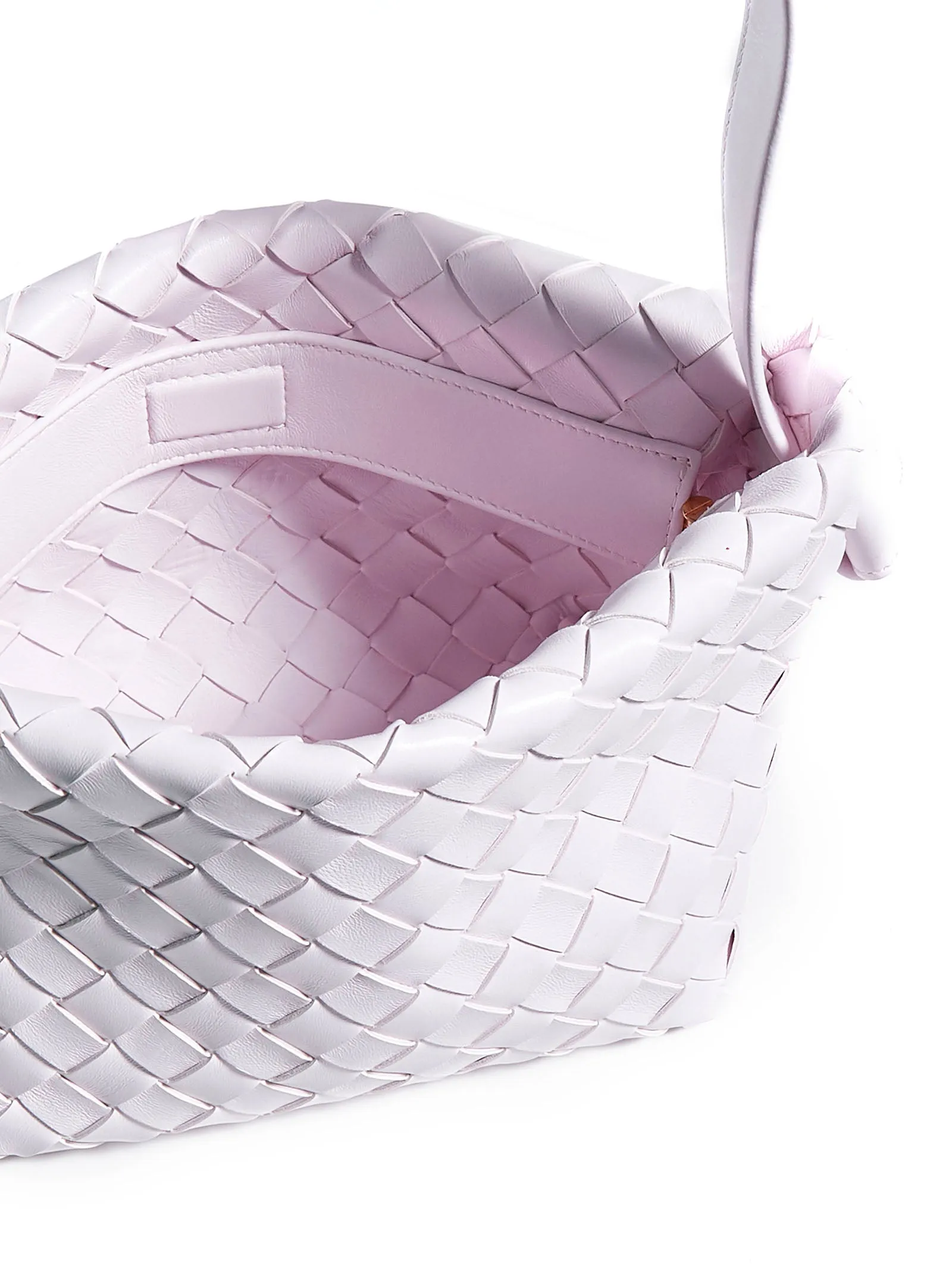 Bottega Veneta Tie Intrecciato Snap-Locked Shoulder Bag