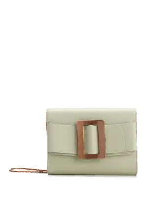 Boyy Buckle Detailed Chain Link Crossbody Bag