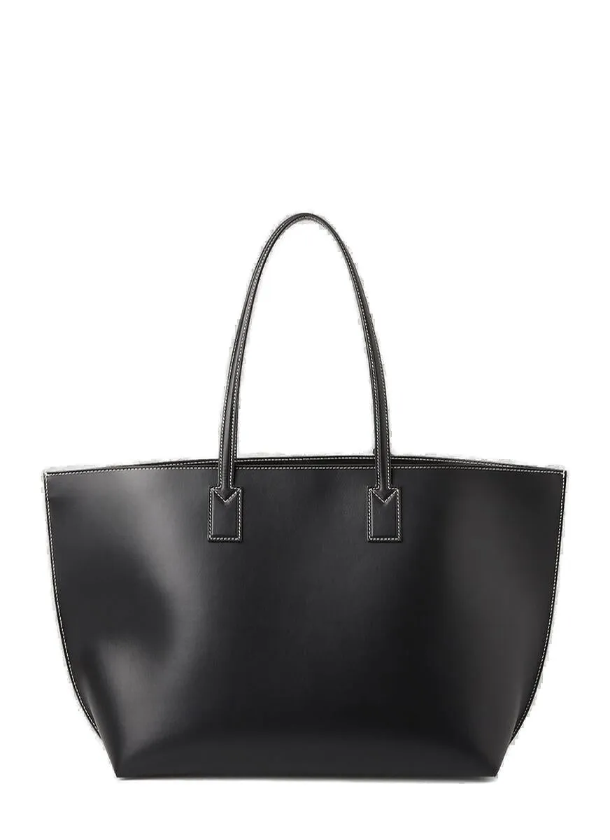 Burberry Logo Plaque Medium Tote Bag