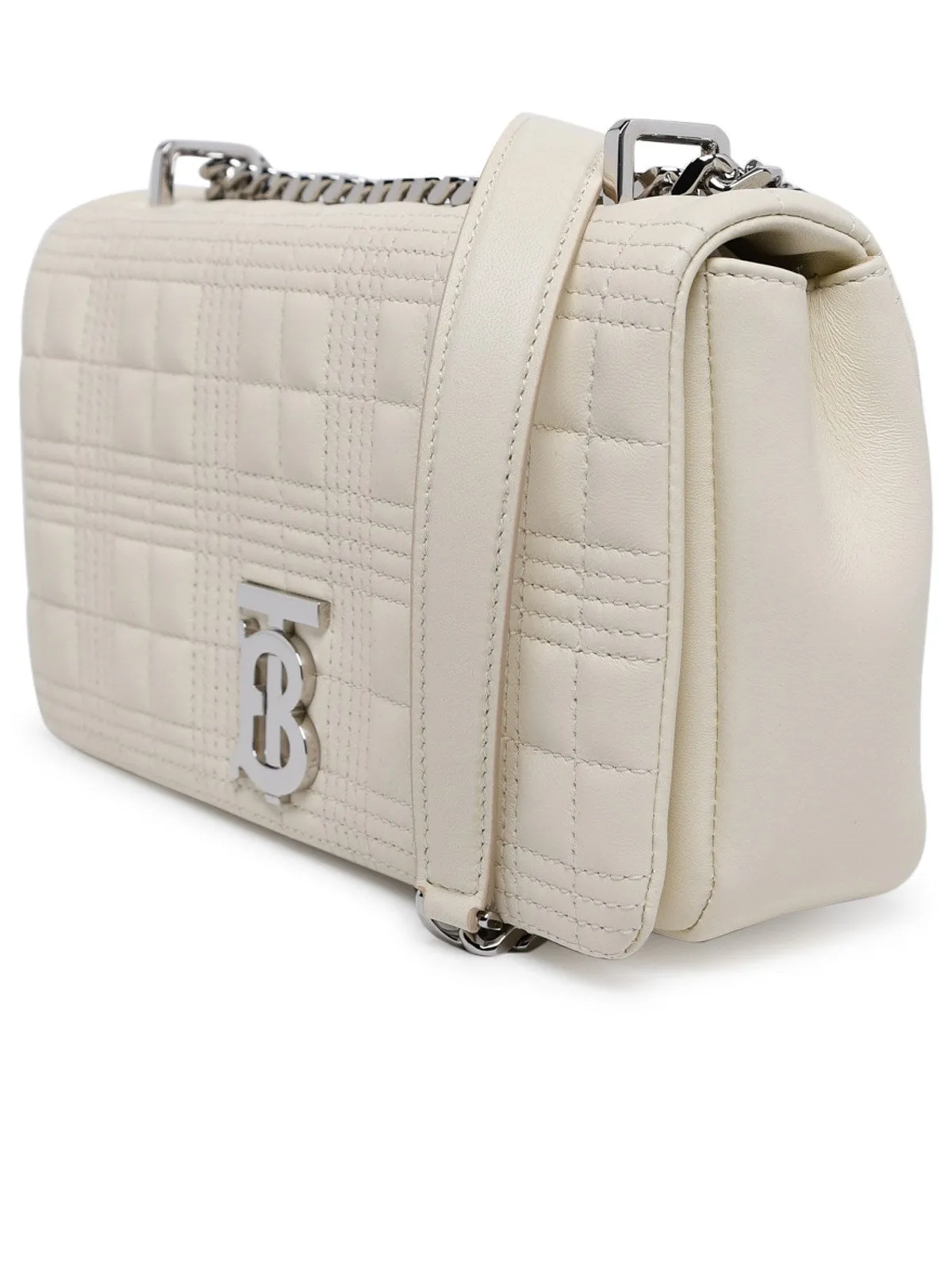 Burberry Lola Logo Plaque Quilted Crossbody Bag