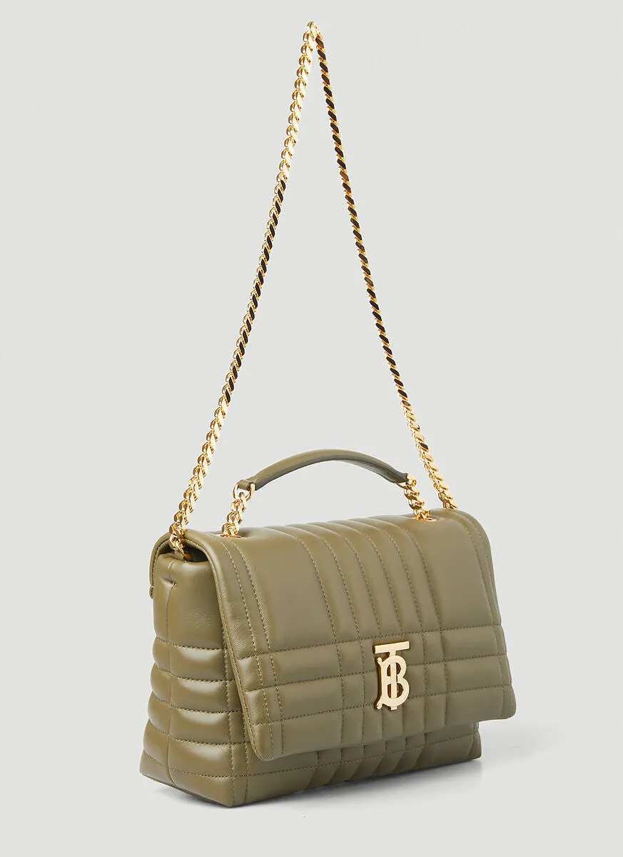 Burberry Lola Quilted Small Crossbody Bag