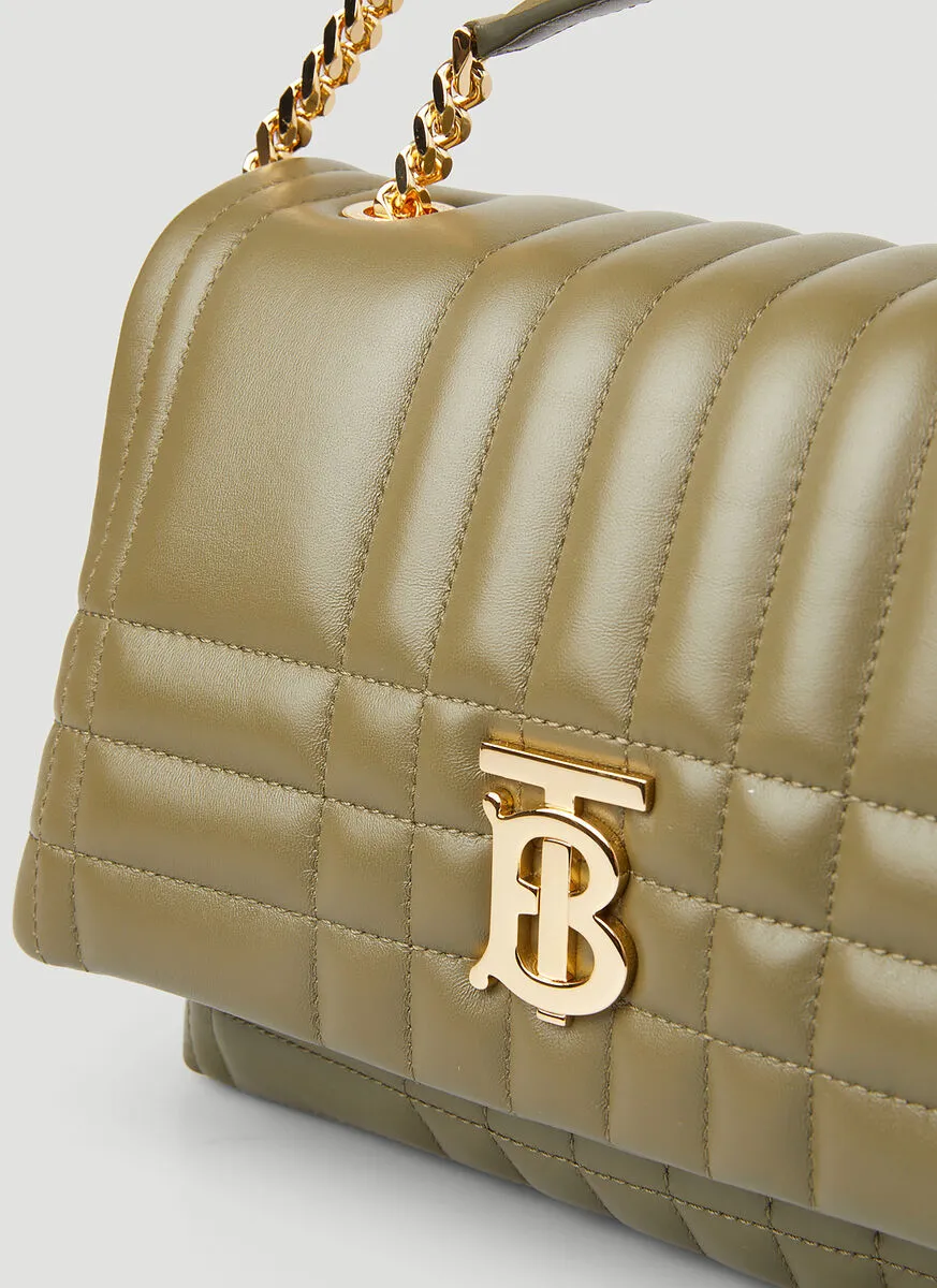 Burberry Lola Quilted Small Crossbody Bag