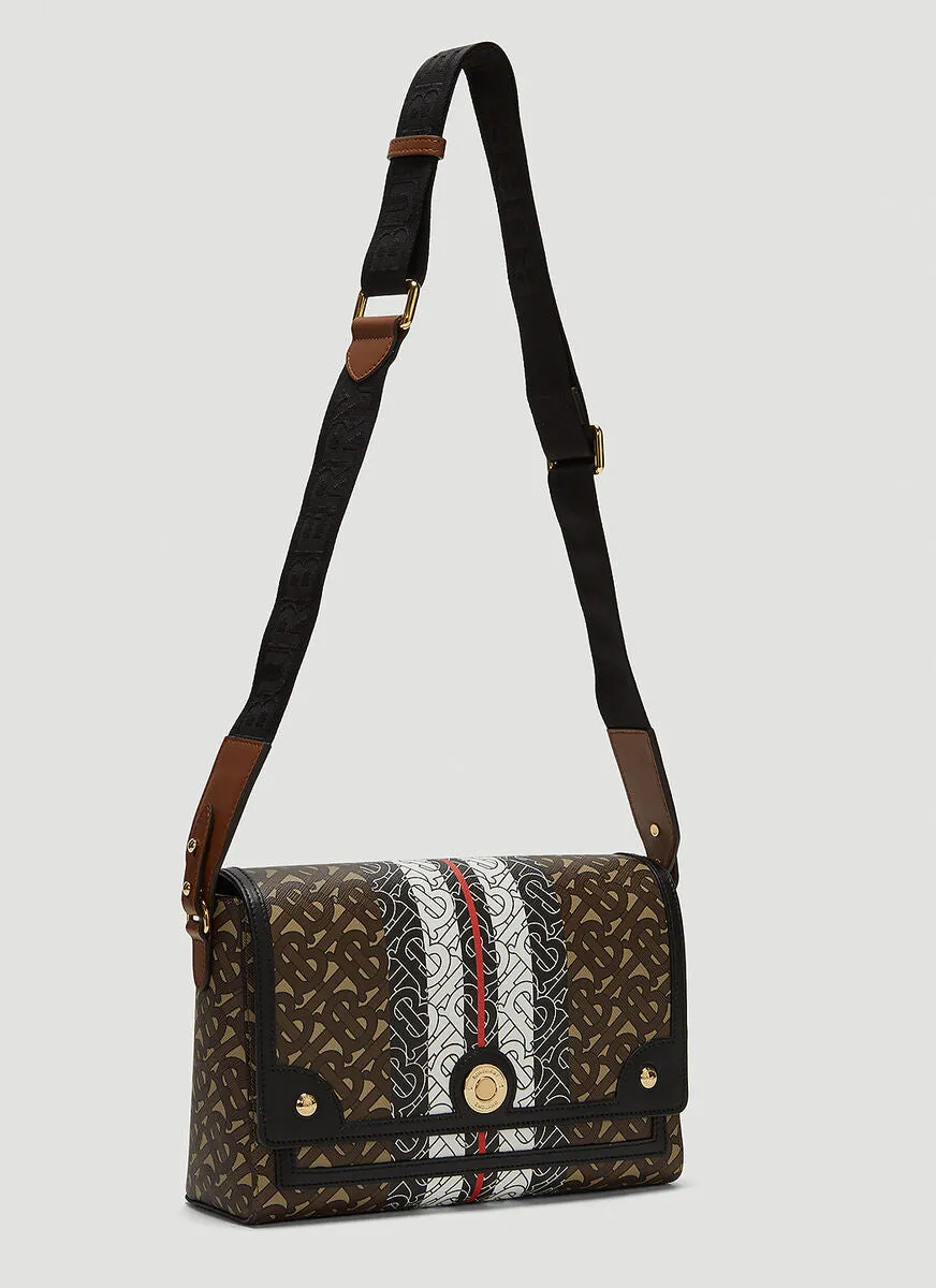 Burberry Note Monogram Stripe Crossbody Bag
