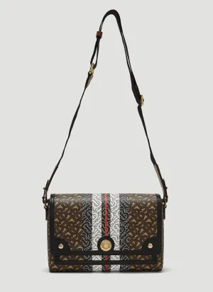 Burberry Note Monogram Stripe Crossbody Bag