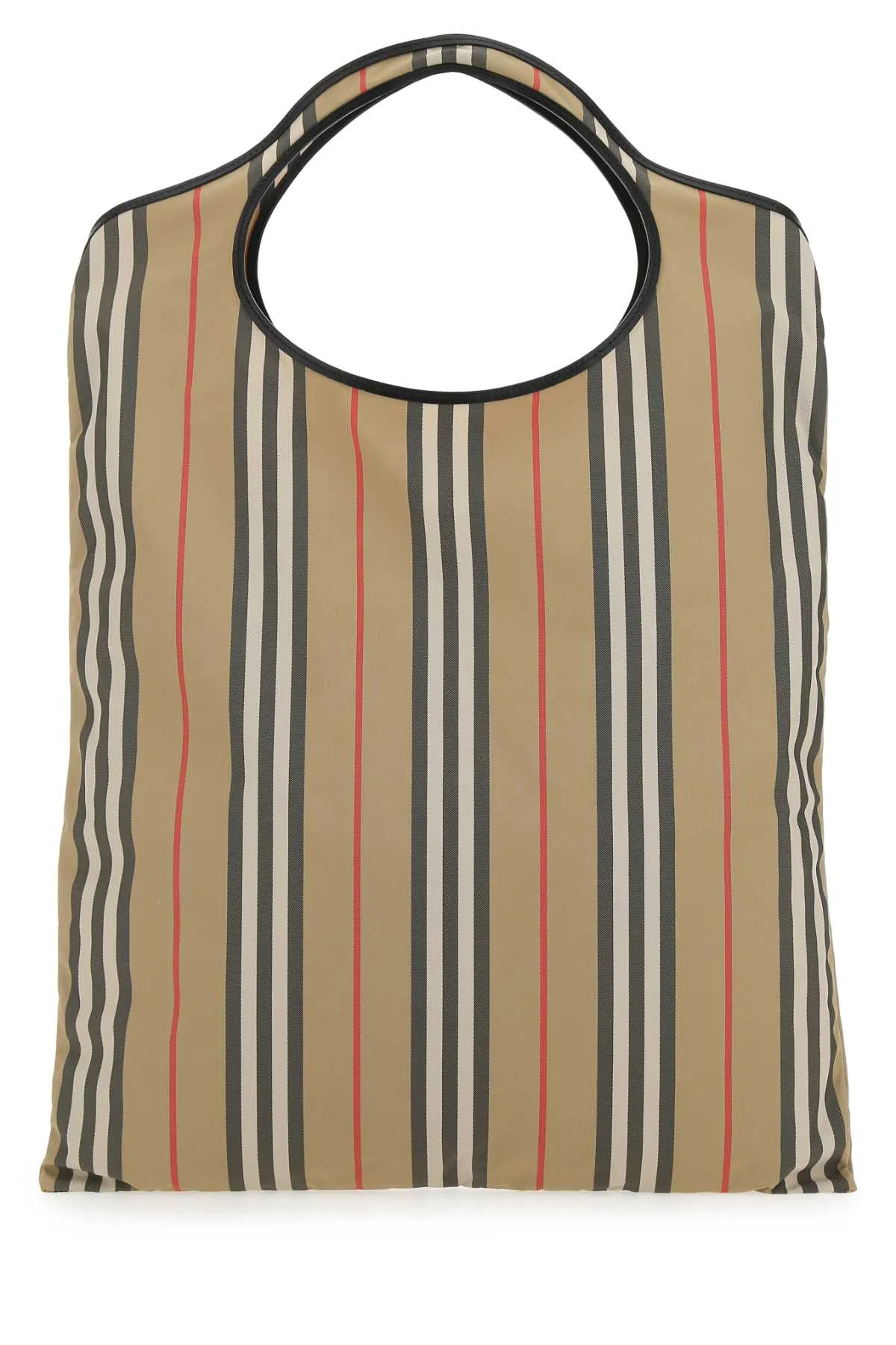 Burberry Pocket Packaway Icon Stripe Tote Bag