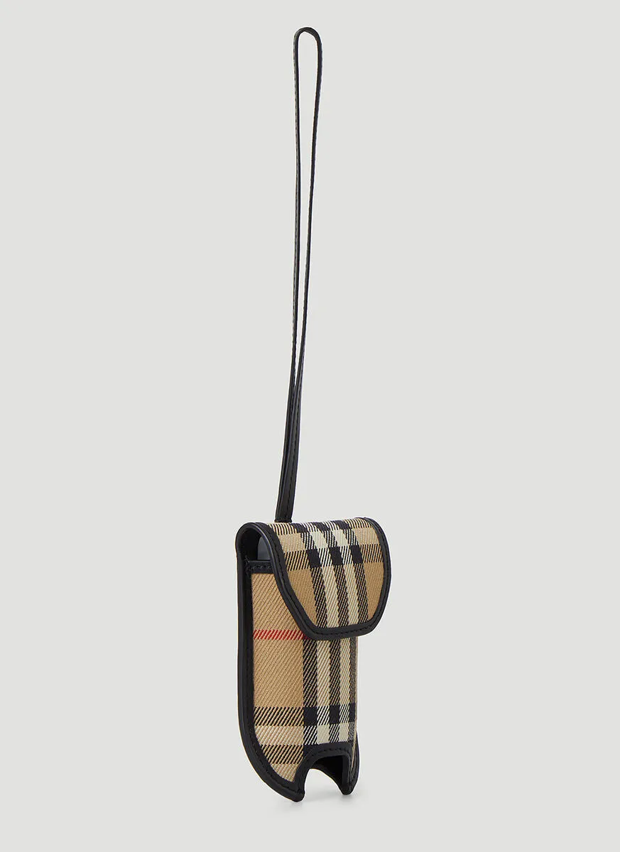 Burberry Vintage Check Neck Strapped Gel Holder Bag