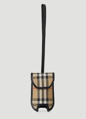 Burberry Vintage Check Neck Strapped Gel Holder Bag