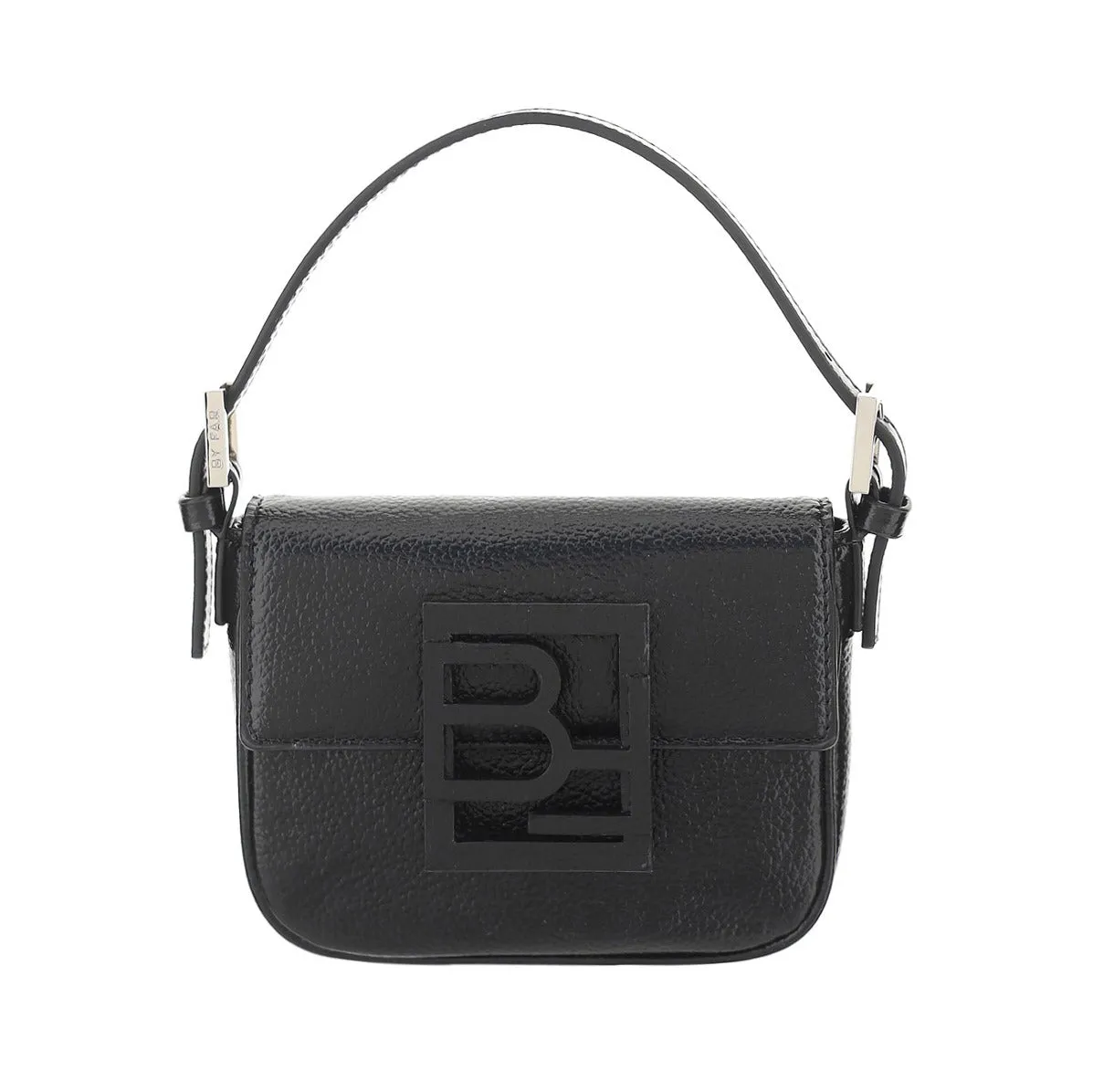 By Far Alfie Logo Plaque Mini Top Handle Bag