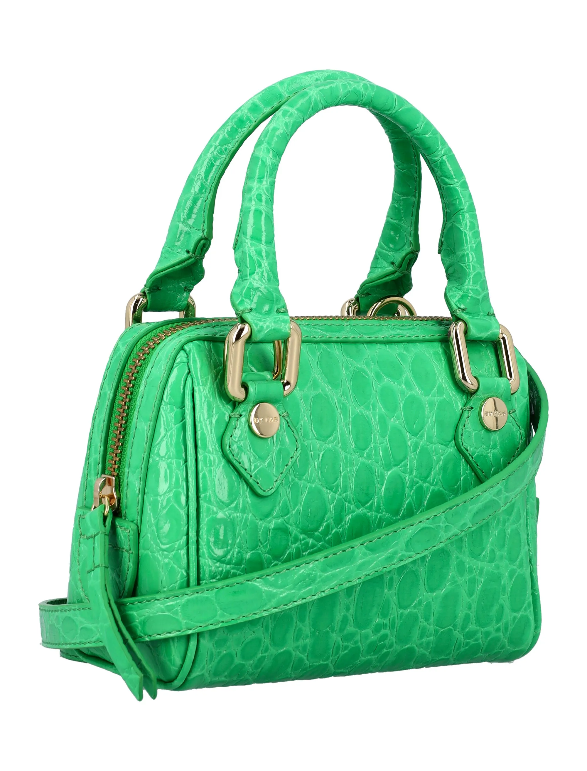 By Far Dora Crocodile Effect Tote Bag