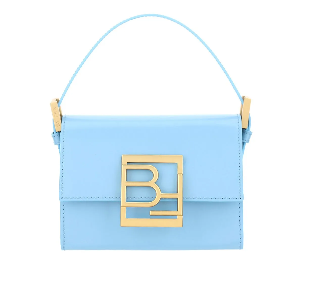By Far Fran Logo Plaque Top Handle Bag