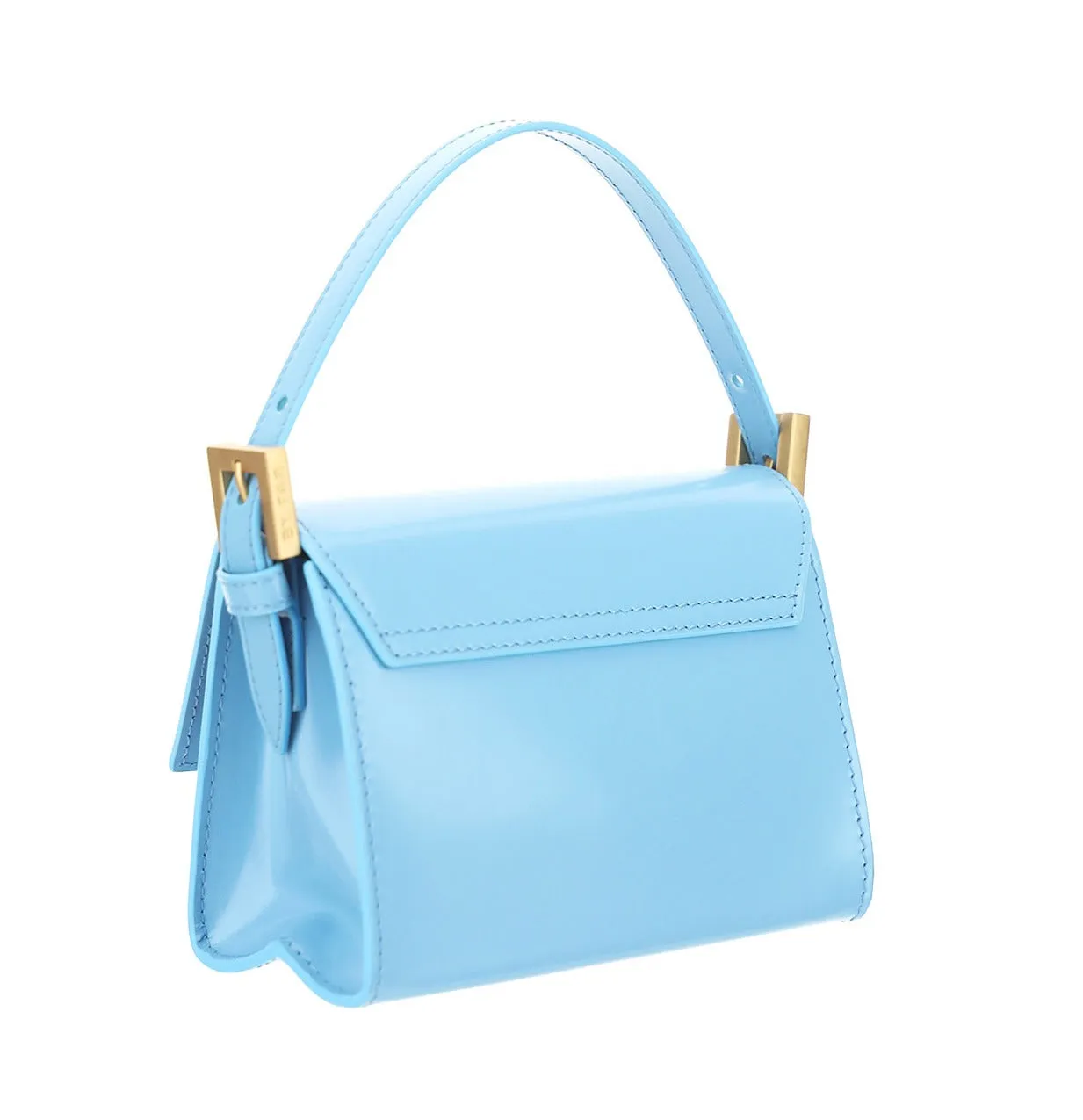 By Far Fran Logo Plaque Top Handle Bag