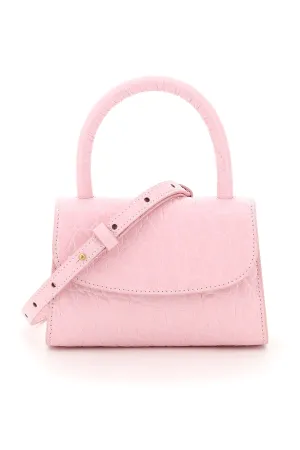 By Far Mini Embossed Tote Bag
