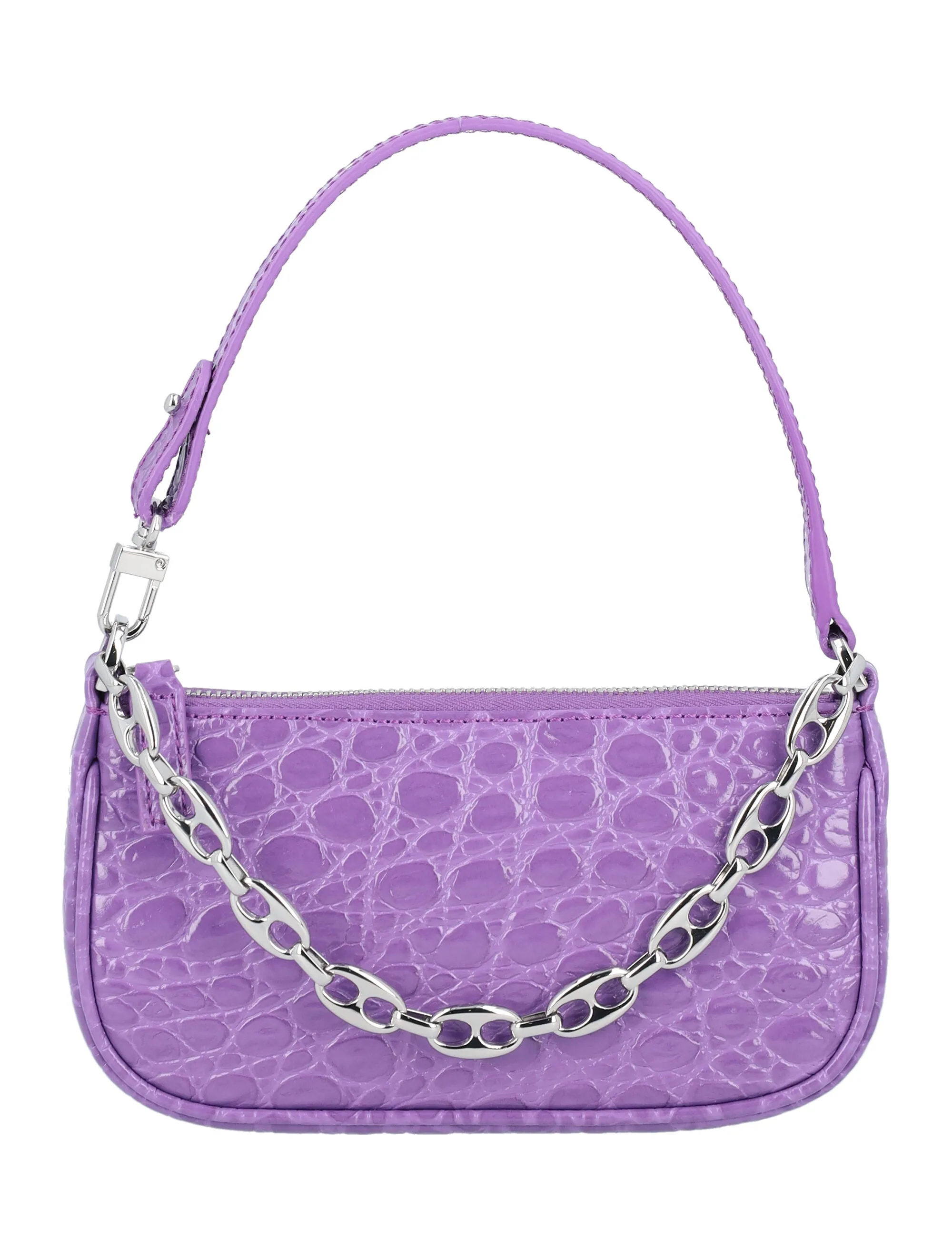 By Far Mini Rachel Zip-Up Shoulder Bag