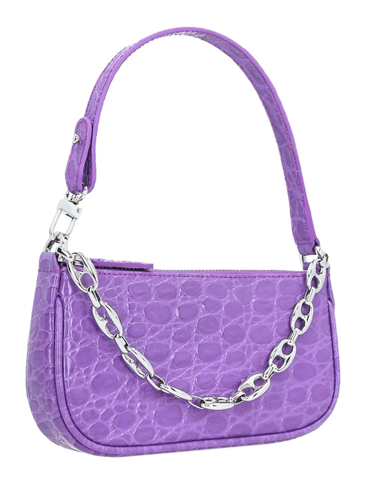 By Far Mini Rachel Zipped Shoulder Bag