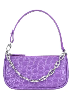 By Far Mini Rachel Zipped Shoulder Bag