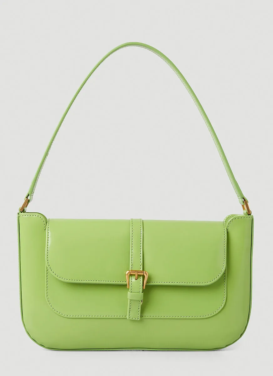 By Far Miranda Buckled Shoulder Bag