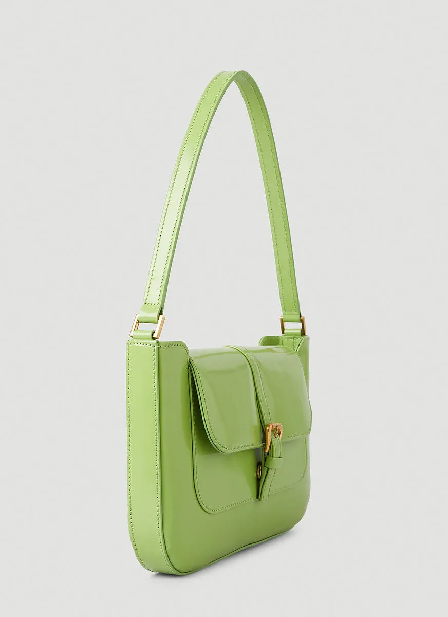 By Far Miranda Buckled Shoulder Bag
