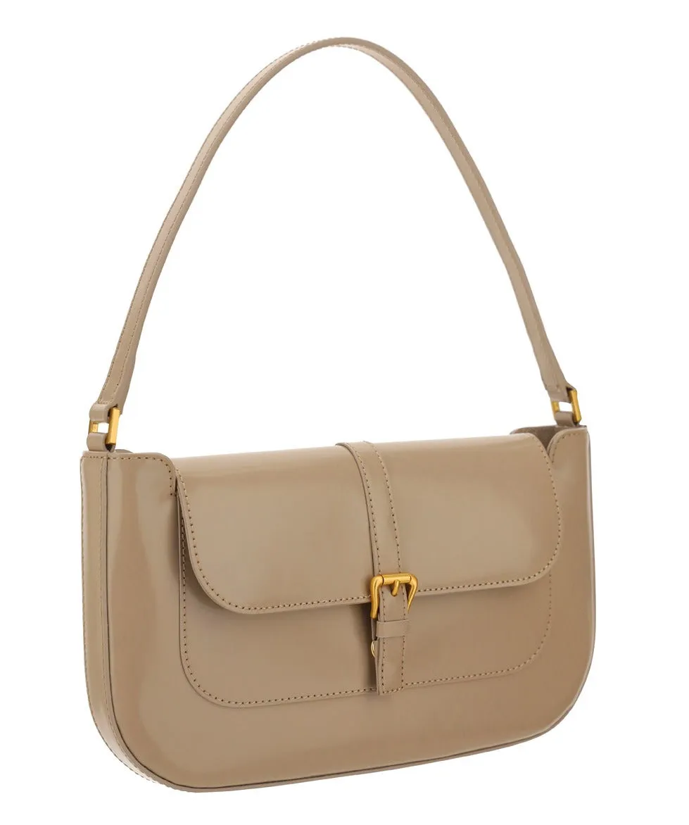 By Far Miranda Foldover Top Shoulder Bag