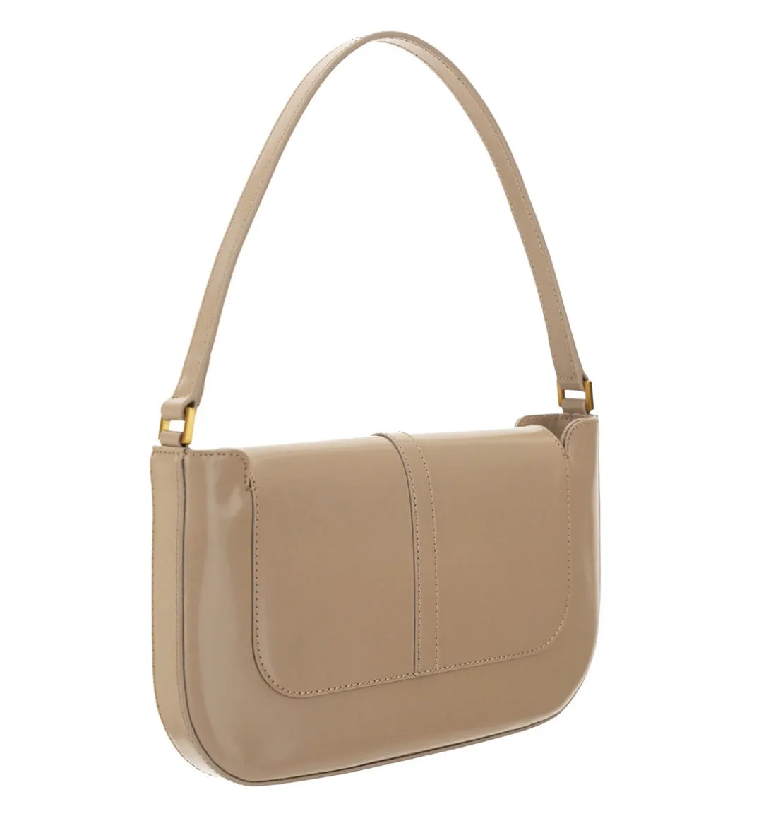 By Far Miranda Foldover Top Shoulder Bag