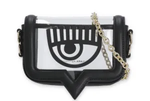 Chiara Ferragni Eyelike Chain-Linked Crossbody Bag