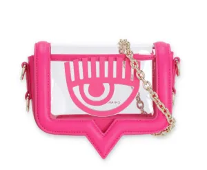 Chiara Ferragni Eyelike Chain-Linked Crossbody Bag