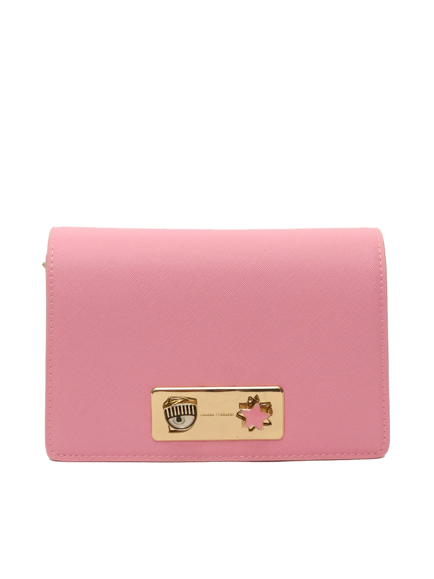 Chiara Ferragni Eyelike Chain-Linked Crossbody Bag
