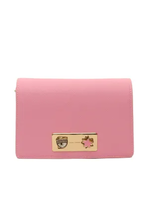 Chiara Ferragni Eyelike Chain-Linked Crossbody Bag