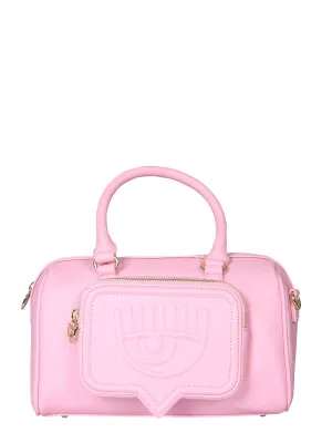Chiara Ferragni Eyelike Embossed Top Handle Bag