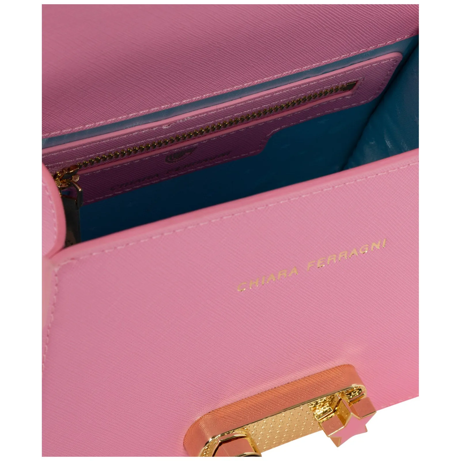 Chiara Ferragni Eyelike Logo Plaque Tote Bag