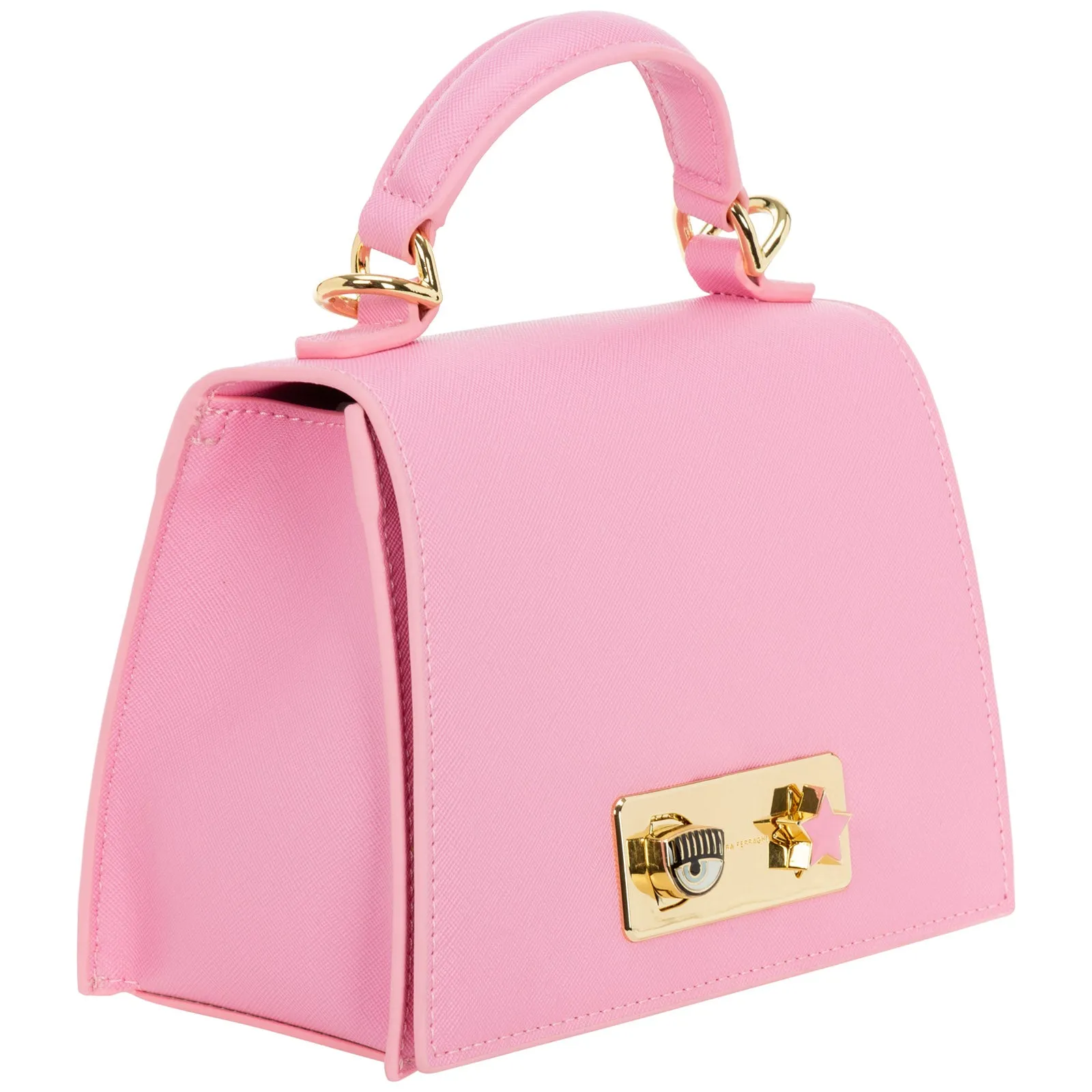 Chiara Ferragni Eyelike Logo Plaque Tote Bag